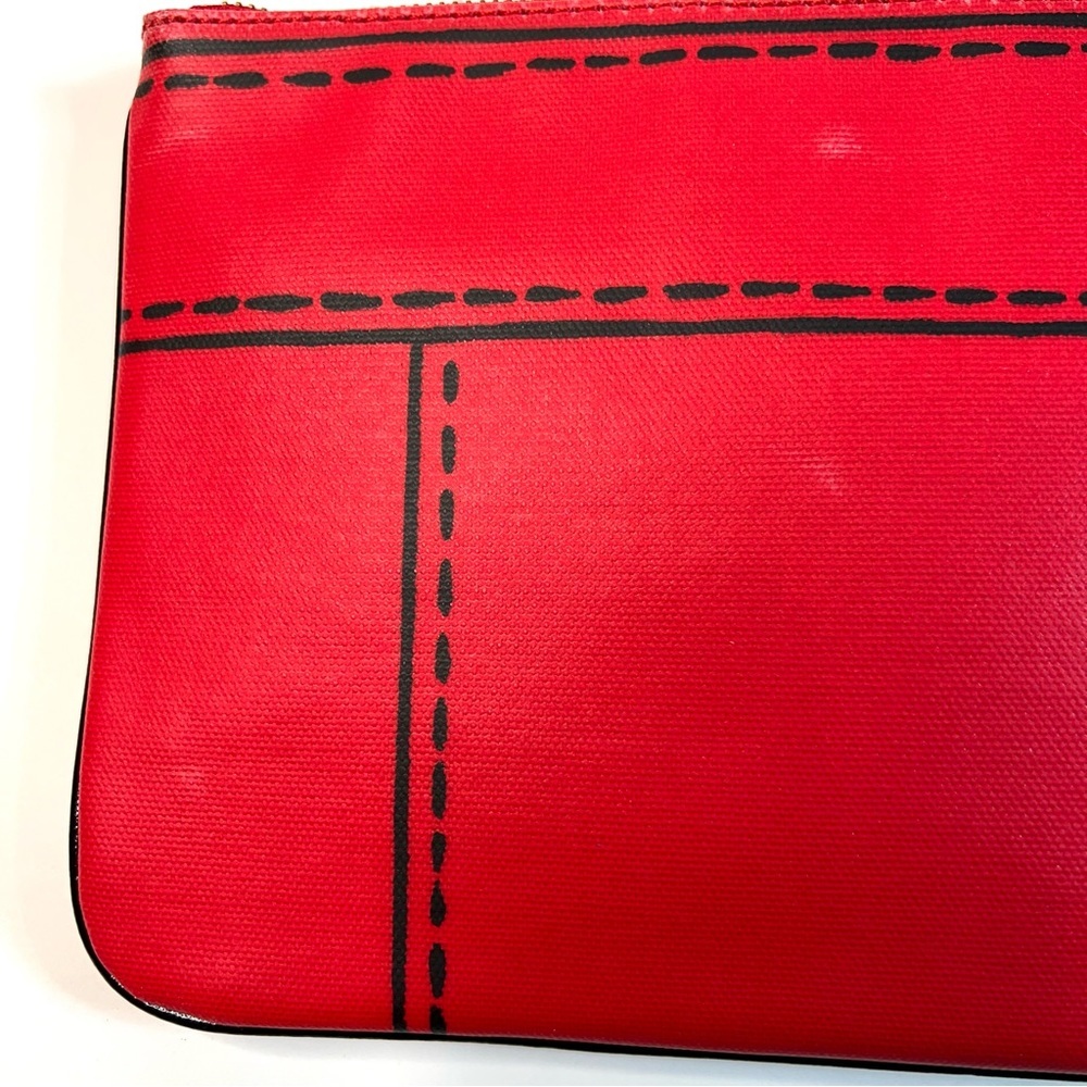 Rare Kate Spade Postmark Zipper Clutch Flat Pouch - Picture 12 of 14